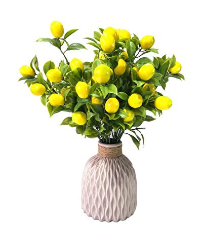 Yapay Limon Demeti Yapay Çiçek 14 Limonlu 