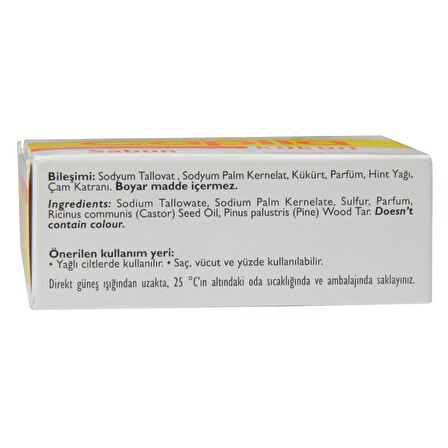 CAPILA Kükürtlü Sabun 90 gr
