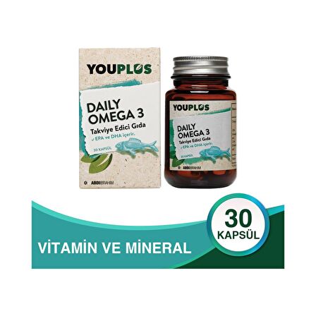 Youplus Daily Omega-3 30 Kapsül