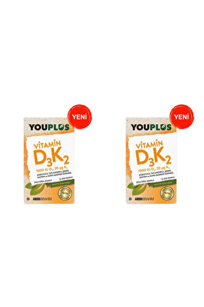 Youplus Vitamin D3K2 20 ml 2 Adet