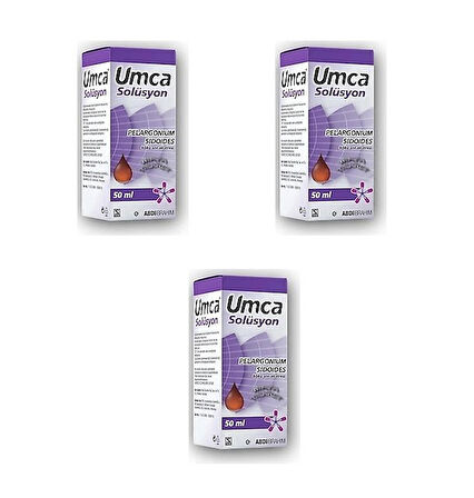 Umca Solüsyon Damla 50 ml' 3lü