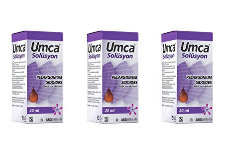Umca Solüsyon Damla 20 ml 3'lü