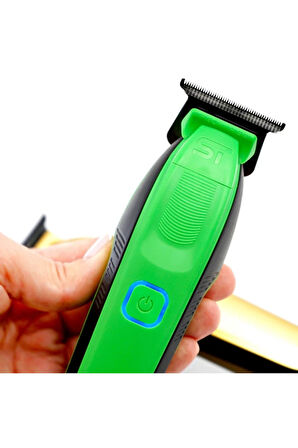 Supreme Trimmer İguana Recharge Trimmer – 3 Şarj Seçeneği, Çıkarılabilir Pil, RGB LED Göstergeli