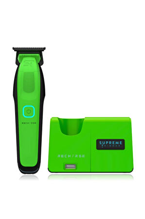 Supreme Trimmer İguana Recharge Trimmer – 3 Şarj Seçeneği, Çıkarılabilir Pil, RGB LED Göstergeli