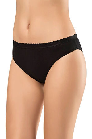 Derbi Ribana Bikini Külot Siyah