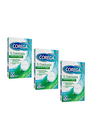 Diş Protezi Temizleyici 30 Tablet 3'lü