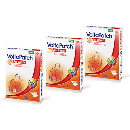 VoltaPatch Isı Bandı 3 Kutu (6 Adet)-SKT:01/2024