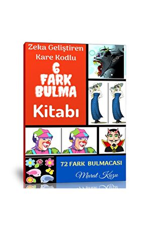 Zeka Geliştiren Fark Bulma Kitabı 72 Fark Bulmacası