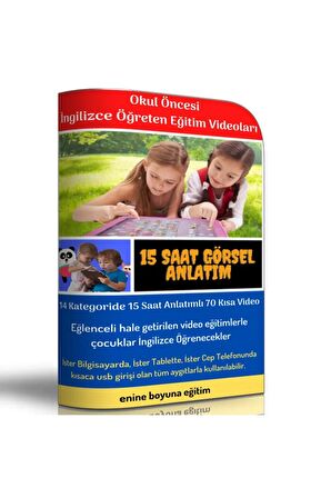 Okul Öncesi Ingilizce Öğreten Eğitim Video Seti