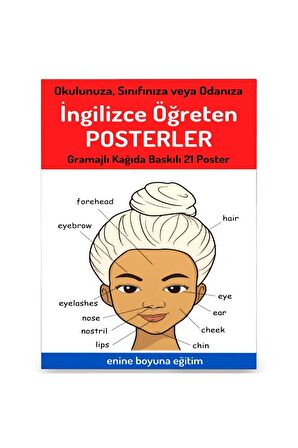 Ingilizce Öğreten Posterler (21 Büyük Boy Poster)