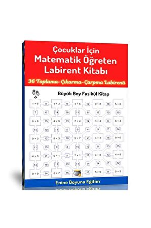 Çocuklar Için Matematik Öğreten Labirent Kitabı