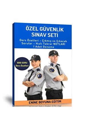 Özel Güvenlik Eğitim Seti