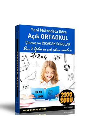 Açık Ortaokul Yardımcı Kitabı (2100 Güncel Soru)