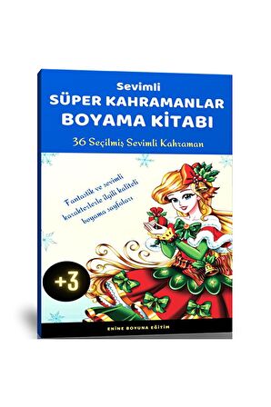 Sevimli Süper Kahramanlar Boyama Kitabı