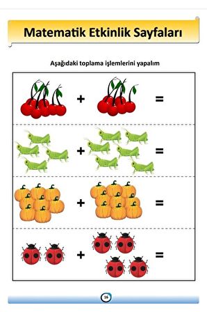 Okul Öncesi Matematik Etkinlik Yaz-sil Kitabı