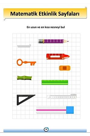 Okul Öncesi Matematik Etkinlik Yaz-sil Kitabı