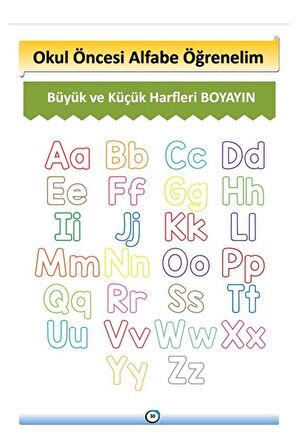 Yaz Sil Okul Öncesi Haydi Alfabe Öğrenelim Kitabı -Kollektif