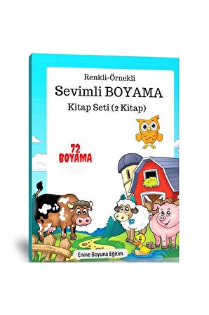Sevimli Boyama Kitap Seti (2 Kitap)
