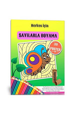 Herkes Için Sayılarla Boyama Posterleri (kutulu)