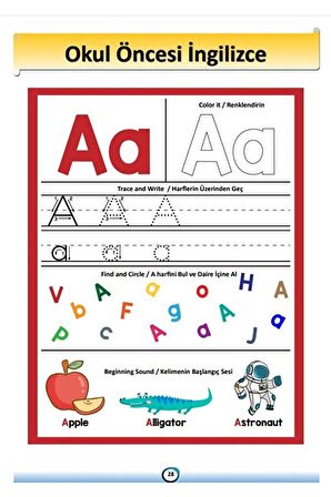 Okul Öncesi Süper Matematik – Ingilizce Eğitim Seti