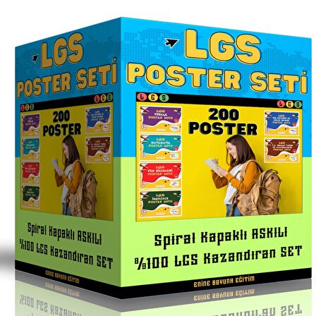 LGS Poster Seti (%100 Kazandıran Posterler)