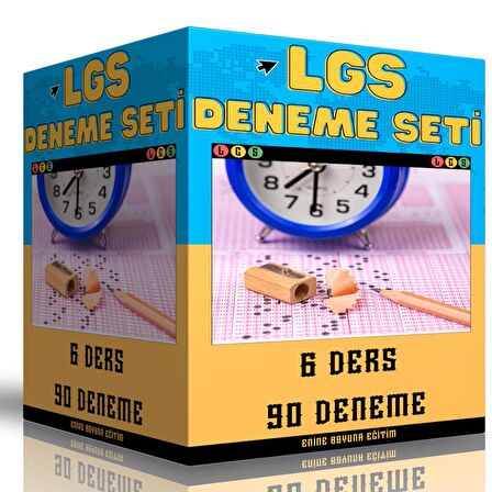 LGS Kazandıran DENEME Seti (6 Kitap 90 Deneme)