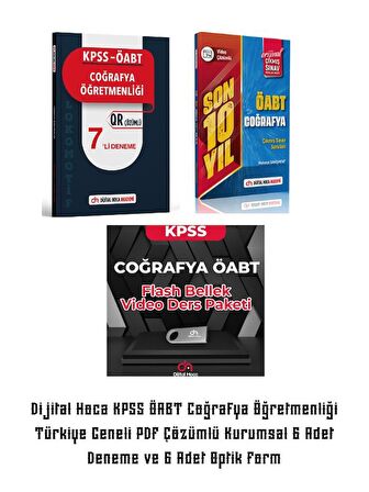 KPSS-ÖABT Coğrafya Öğretmenliği (120 Saat Anlatım 3 Süper Kitap)