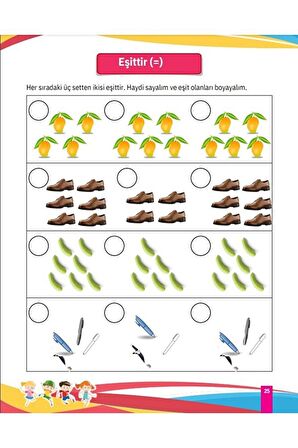 Okul Öncesi Ve Birinci Sınıf Ve Ikinci Sınıf Süper Matematik Kitap Seti (2 SPİRALLİ KİTAP)