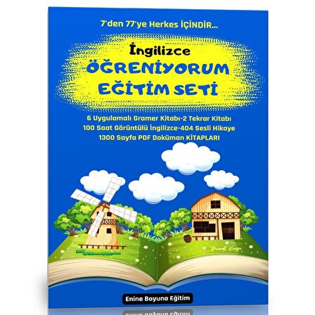 İngilizce Öğreniyorum Eğitim Seti (8 Kitap + 100 Saat Görüntülü Anlatım)