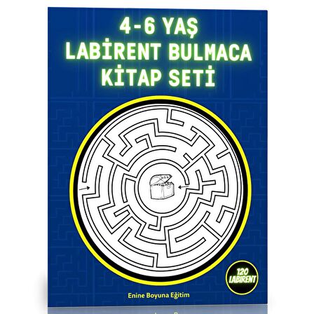 4-6 YAŞ Labirent Bulmaca Kitap Seti (3 Kitap)