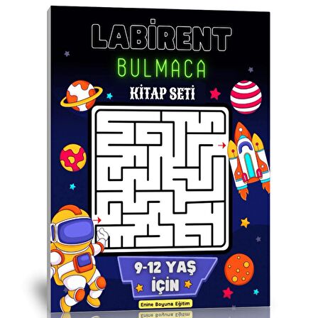 9-12 YAŞ Labirent Bulmaca Kitap Seti (3 Kitap)