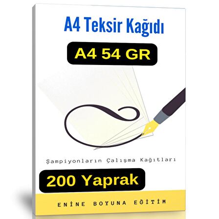 A4 Teksir Kağıdı