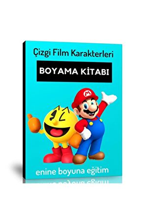 Çizgi Film Karakterleri Boyama Kitabı