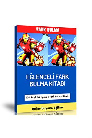 Eğlenceli Fark Bulma Kitabı (spiralli)