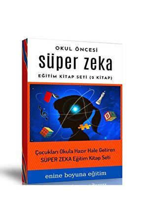 Okul Öncesi Süper Zeka Kitap Seti (2 Spiralli Kitap)