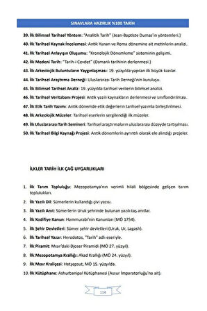 Yapay Zeka İle KPSS Tarih (Güncel Müfredat)