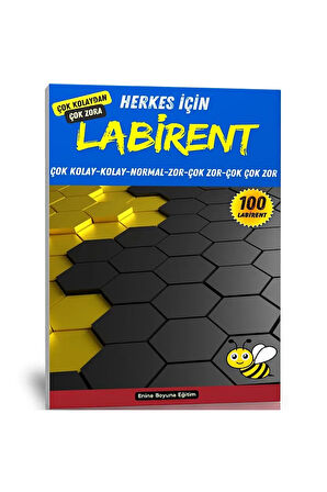 Herkes İçin Labirent Bulmaca Kitabı