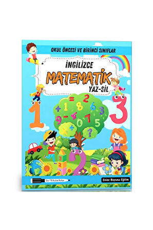 Okul Öncesi ve Birinci Sınıflar İngilizce Matematik YAZ-SİL