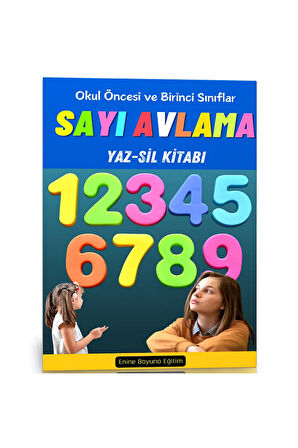 Okul Öncesi ve Birinci Sınıflar Cırt Cırtlı Sayı Avlama Kitabı
