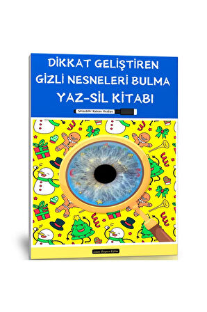 Dikkat Geliştiren Gizli Nesneleri Bul YAZ-SİL Kitabı