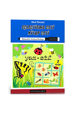 Okul Öncesi Eşleştirme Kitap Seti (YAZ-SİL)