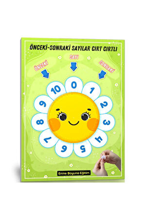 Çocuklar İçin Cırt Cırtlı Önceki – Sonraki Sayılar YAZ-SİL Kitabı