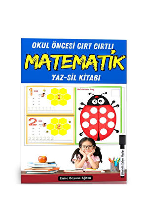 Okul Öncesi Cırt Cırtlı Matematik YAZ-SİL Seti