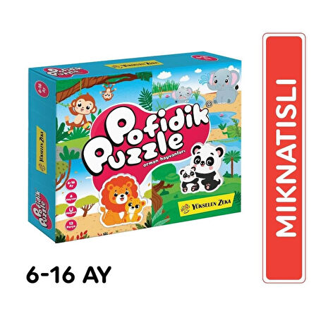 İlk Pofidik Magnet Puzzle Seti (Çiftlik ve Yabani Hayvanlar)