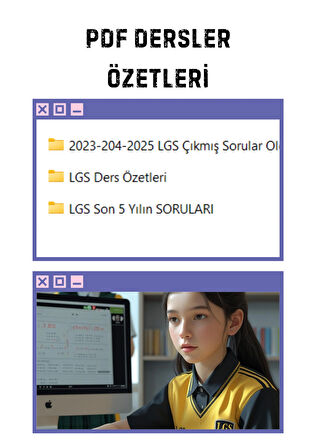 2026 LGS Dijital Eğitim Seti (PDF ve Görüntülü) 