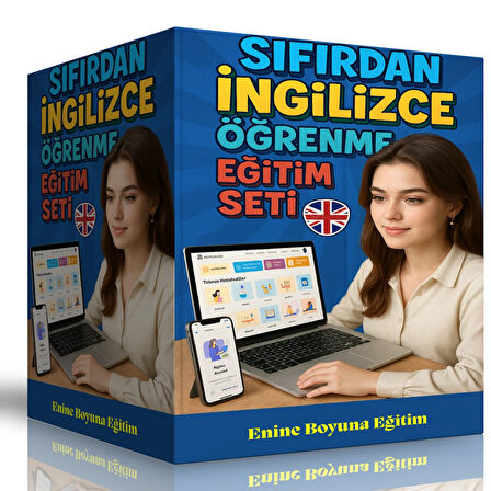 Sıfırdan İngilizce Öğrenme Eğitim Seti (Online Eğitim) 