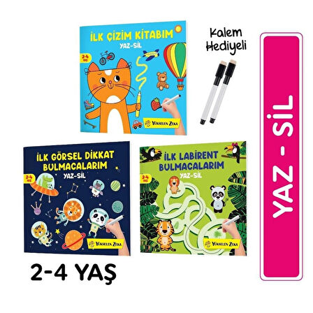 İlk YAZ SİL Eğitim Seti (6 Kitap)