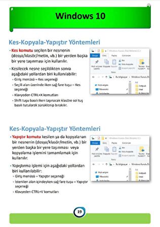 Bilgisayar Öğreniyorum Temel Eğitim Kitabı