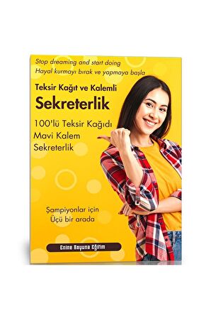 Teksir Kağıt ve Kalemli SEKRETERLİK