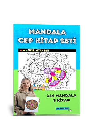 Mandala Cep Kitap Seti (Yeşil Serisi)